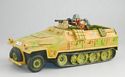 Hanomag Halftrack with Crouching Machine Gunner