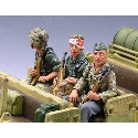 Three Seated Riflemen