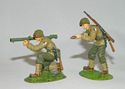 WWII US Infantry 2 Man Bazooka Team