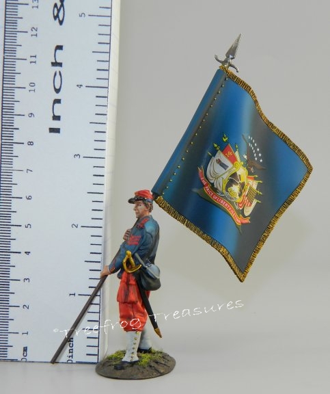 Standard Bearer|14th Regiment New York State Militia|ACW|Civil War