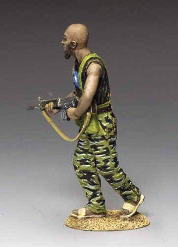 King And Country BHD027 – Milicien Mog. Avec FN/FAL – Figurine Plomb Peinte (Neuf)