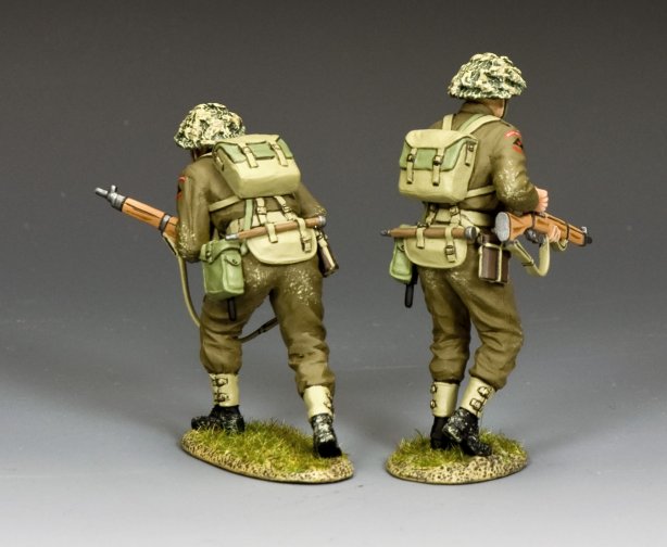 Figurine King & Country DD345(G) – Set D'infanterie Avec Socle Herbe – Neuf