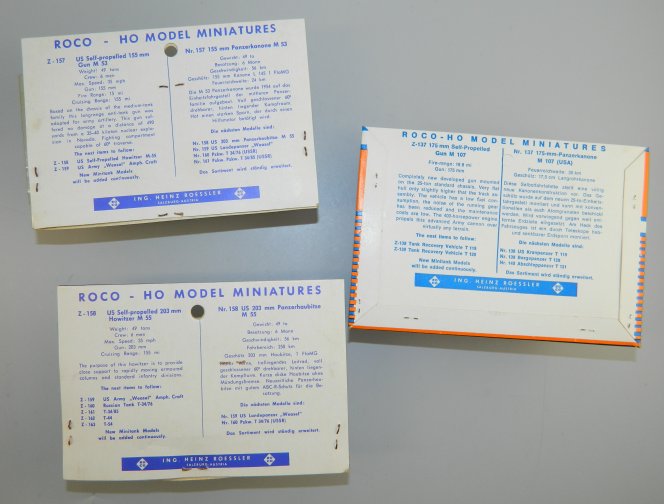 HO Model Miniatures Minitanks|ROCO|HO Scale