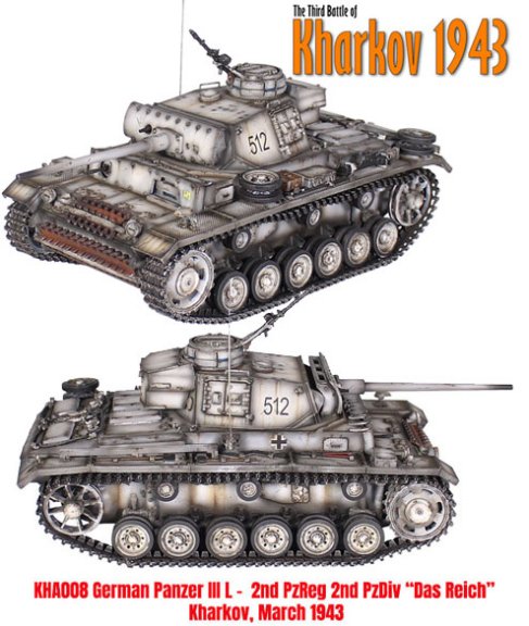 Winter German Panzer III L - 2nd Panzer Div 