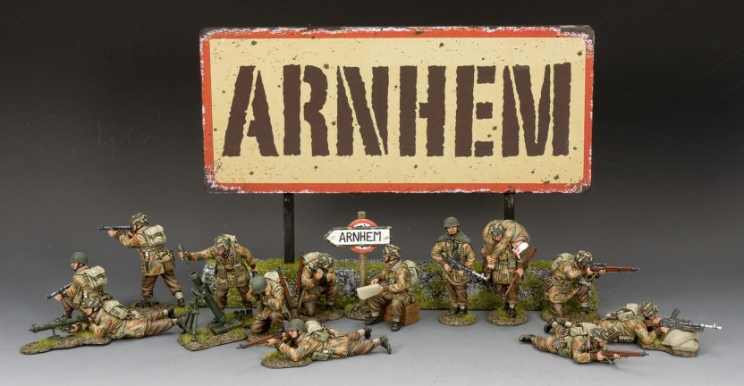 Figurine King & Country MG084 – Market Garden – This Bloody Radio Is Useless – Plomb Peint – Neuf