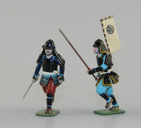 Tokugawa Clan Charging - 1 Samurai & 5 Ashigaru|260|Monarch