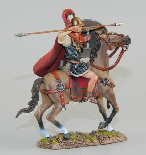 Soldat Romain – RR-03AR Optio Avec Bouclier Rouge – John Jenkins Designs (1:30)