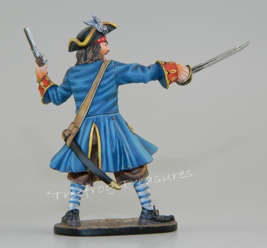 Figurine First Legion PIR006 - Femme Pirate Aux Deux Sabres - échelle 1:32