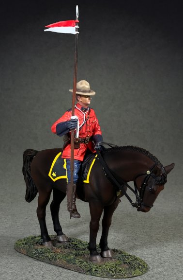 King & Country TRW137 – Soldat Monté Trooper A, Figurine 54mm En Plomb Peint, Contemporain