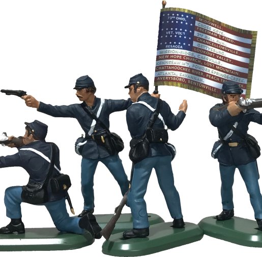WESTAIR UNION SOLDIERS Nice Details NIB Set of 5 Civil War Union Soldiers 