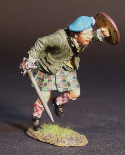 Highlander Charging, Jacobite Army