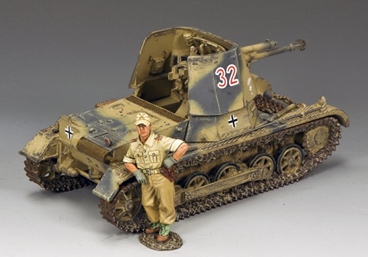 KING & COUNTRY WW2 GERMAN LAH149 PANZERJAGER 1 TANK SET MIB 