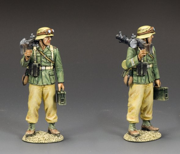MG34 Machine Gunner|World War II|Afrika Korps|AK135|King & Country