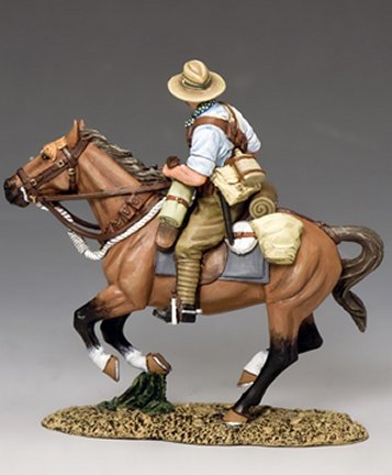 AL074 Mounted Kiwi Charging w//Rifle by King /& Country