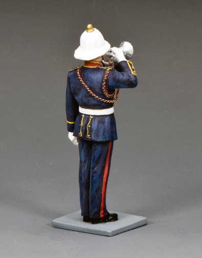 Royal Marine Bugler Ce043 King Country Ceremonial Toy Soldier Parade