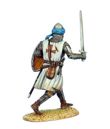 CRU089 Templar Knight Advancing with Sword by First Legion 