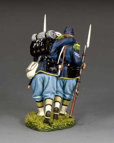 King & Country CW133 The Walking Wounded Figurine 54mm Plomb Peint