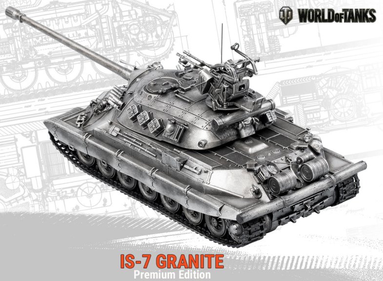 限定モデル World of Tanks IS-7 Premium 1/30 World of Tanks IS-7 Premium Tank Figurine – World of Tanks EU