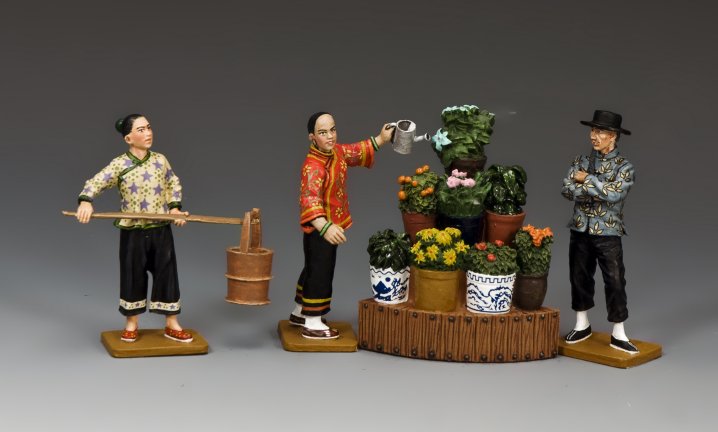 HK279 The Flower Stall Set by King & Country 