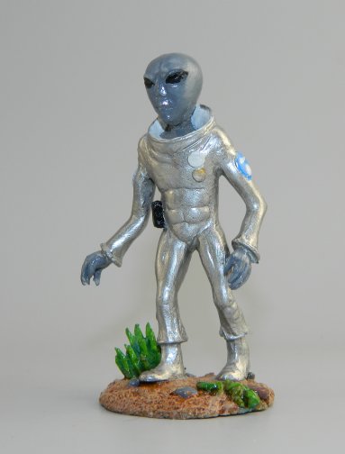 grey alien action figure