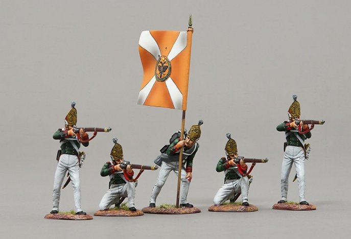 THOMAS GUNN NAPOLEONIC RUSSIAN NAP050 RUSSIAN PAVLOVSKI GRENADIER FLAG BEARER 