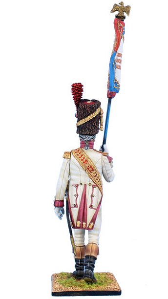 NAP0568 Old Guard Grenadier with 1st Grenadiers a Pied Standard - The