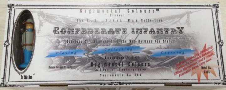 10 piece Confederate Infantry Battalion Box Set
