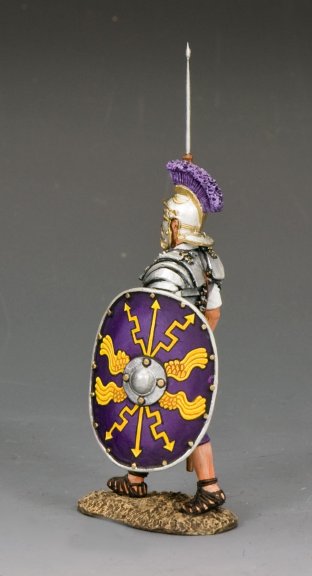 King & Country ROM037 Marching Praetorian, Figurine 54mm Plomb Peint Neuve