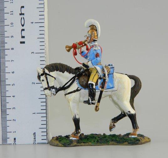 Figurine Soldat Napoleon Del Prado N°52 - Carabinier, 1:32 (60mm) - Plomb Peint - Occasion