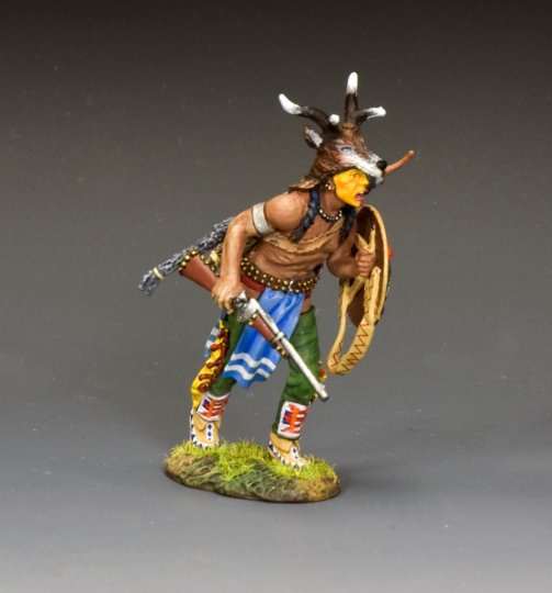 Figurine King & Country TRW180 – Running Deer, Cerf Courant, Plomb Peint, Neuve
