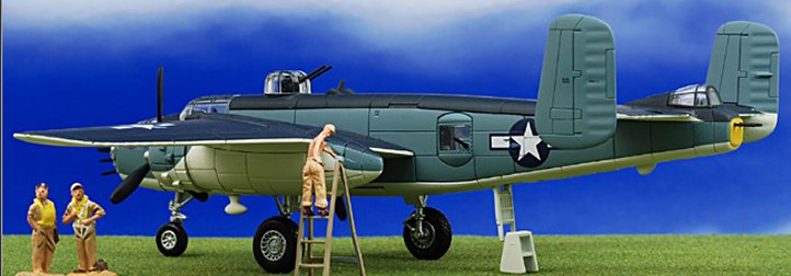 ミニカー　1/72 PBJ-1D(B-25) BLACK310 of VMB-433 South West Pacific 1944 「THE AVIATION ARCHIVE」 [AA35306] Corgi 1:72 B-25 PBJ-1D 'Black 310' VMB-433, AA3530, Aviation