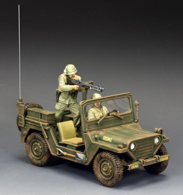 M151 'Mutt' (USMC)|Model Jeep|Vietnam War|King & Country|VN141
