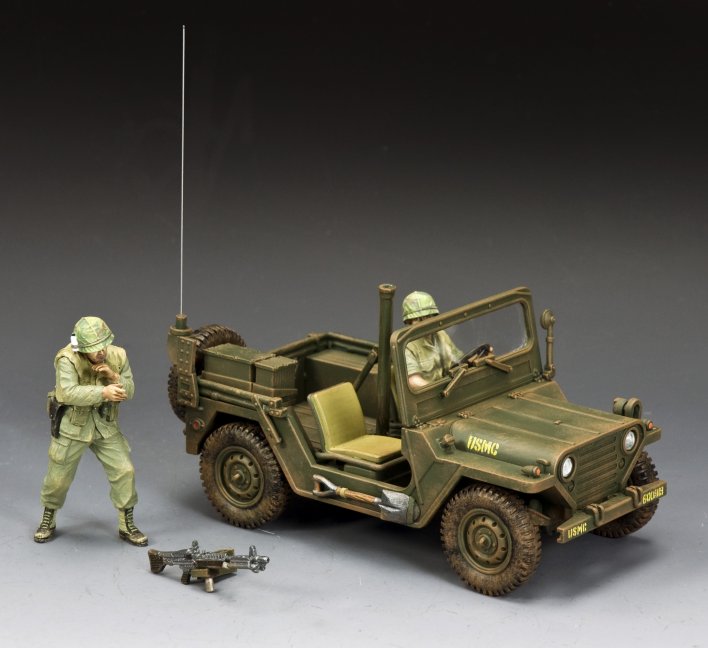 M151 'Mutt' (USMC)|Model Jeep|Vietnam War|King & Country|VN141